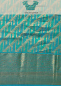 Peacock Green And Blue Kanchipuram Saree - Taashi