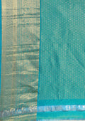 Peacock Green And Blue Kanchipuram Saree - Taashi