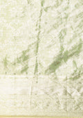 Pista Green Jacquard Woven Kanchipuram Saree - Taashi