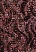 Maroon Ajrakh Print Modal Saree - Taashi