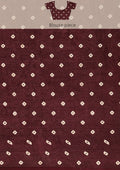 Maroon Ajrakh Print Modal Saree - Taashi