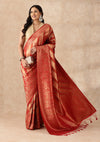 Red Banarasi Silk Weave Saree