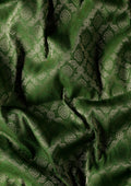 Dark Green Zari Woven Georgette Saree - Taashi