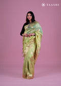 Blossom Organza Digital Printed Saree - Taashi