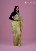 Blossom Organza Digital Printed Saree - Taashi