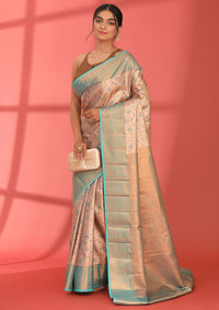 Dual Colour Silk Kanjivaram Saree
