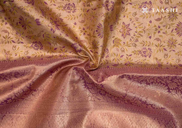 Dual Colour Silk Kanjivaram Saree