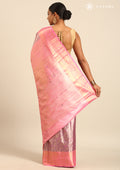 Purple And Pink Kanchipuram Saree - Taashi