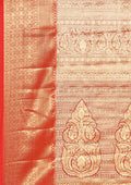 Copper And Red Kanchipuram Saree - Taashi
