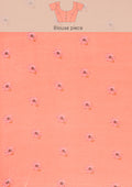 Peach Color Floral Printed Saree - Taashi