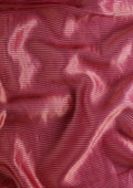 Zari Striped Dark Pink And Pink Tussar Saree - Taashi