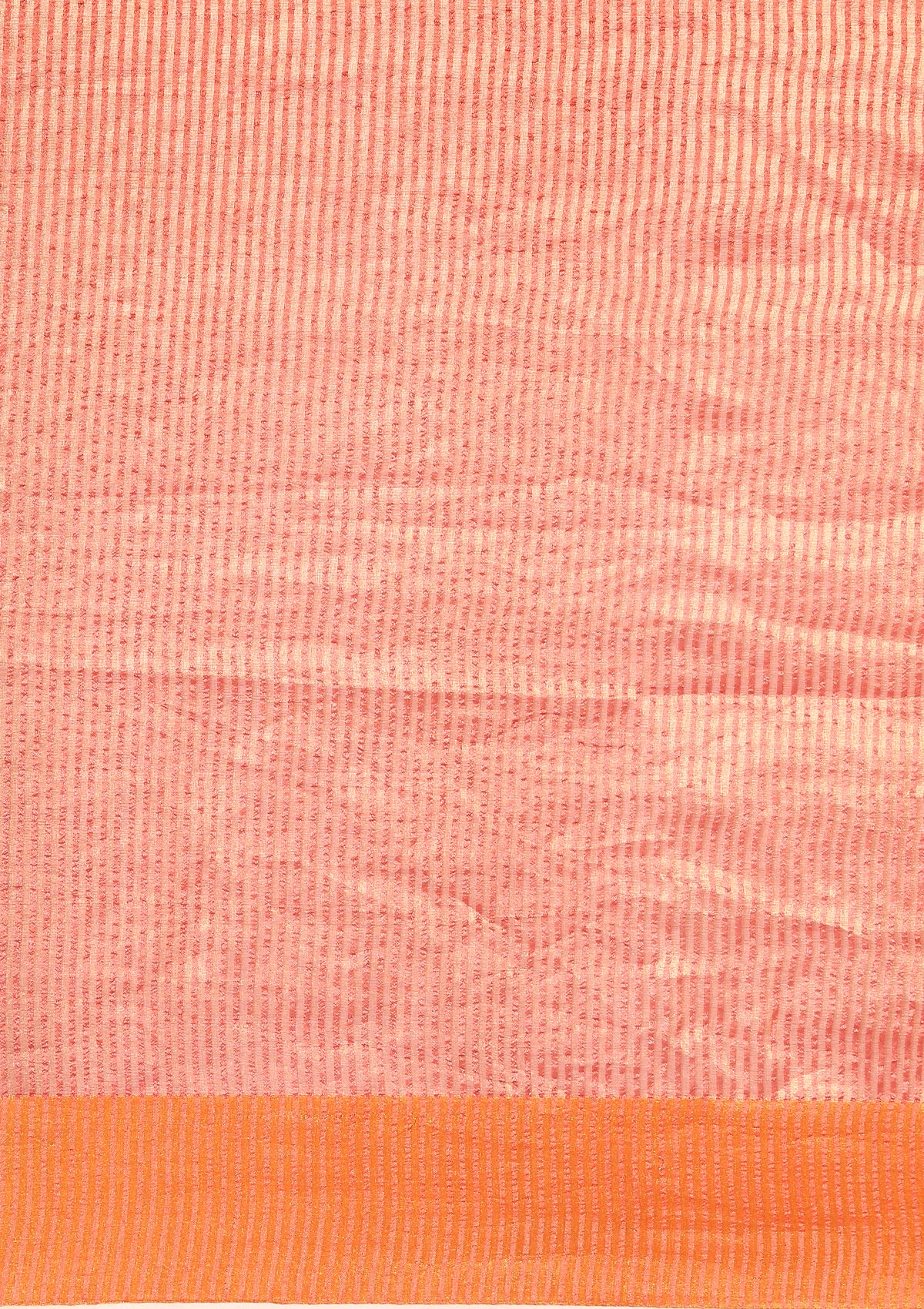 Red And Golden Striped Party Wear Tussar SareeÂ  - Taashi