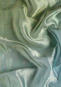 Dark Green, Dark Blue And Golden Striped Party Wear Tussar SareeÂ  - Taashi