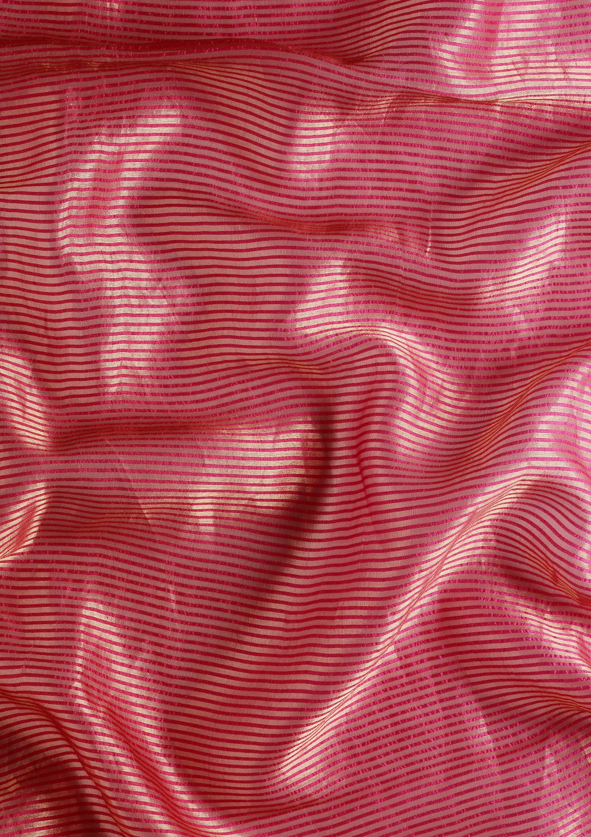 Zari Striped Multicolor Tussar Saree - Taashi