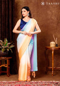 Ombre Blended Colors Crepe Saree - Taashi