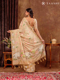 Golden Pichwai Art InspiRed Tussar Saree - Taashi