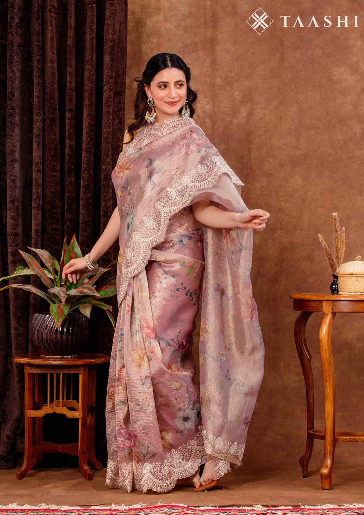 Semi Tissue Saree