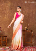 Ombre Blended Colors Crepe Saree - Taashi