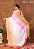 Ombre Blended Colors Crepe Saree - Taashi