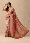 Red Banarasi Tissue Weave Saree